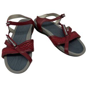 JBU by Jambu Women's Trapper Sport Sandal Summer Size 9M Red Casual Outdoor